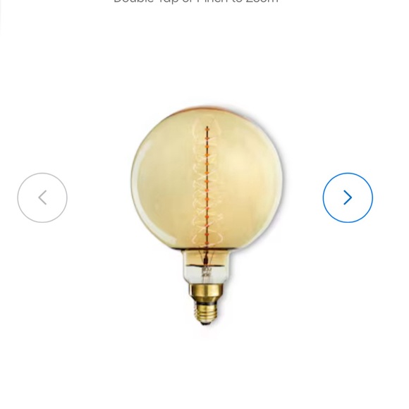 NIB. Extra large vintage Edison style nostalgic spiral lightbulbs. 60 W amber - Picture 3 of 5